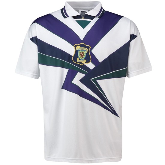 Maglia retrò Scozia 1996 Europei trasferta da uomo Maglia retrò Scozia 1996 Europei trasferta da uomo