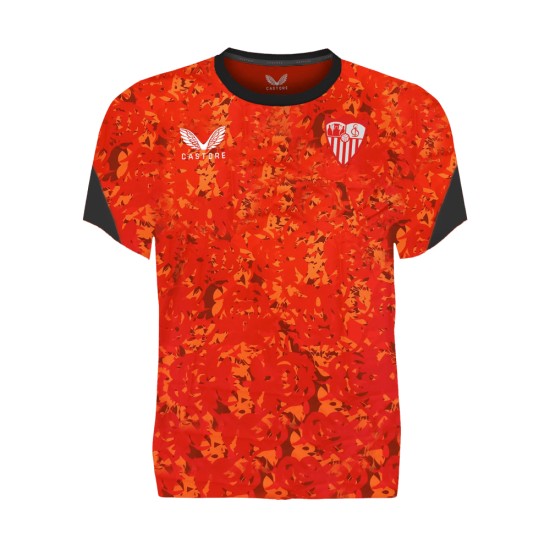 Maglia pre-partita terza bambini Sevilla FC 2024/25 - Rossa Maglia pre-partita terza bambini Sevilla FC 2024/25 - Rossa