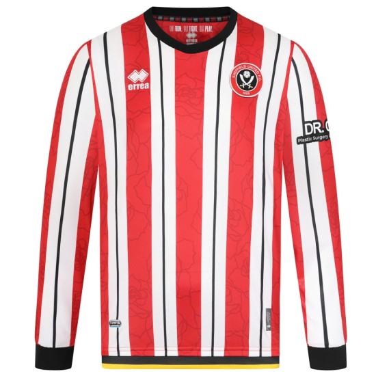 Maglia a maniche lunghe casalinga Sheffield United 2024/25 Uomo