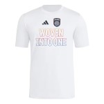 Maglia Terza Hook AEROREADY Bianca Bambino San Diego FC 2025 Maglia Terza Hook AEROREADY Bianca Bambino San Diego FC 2025