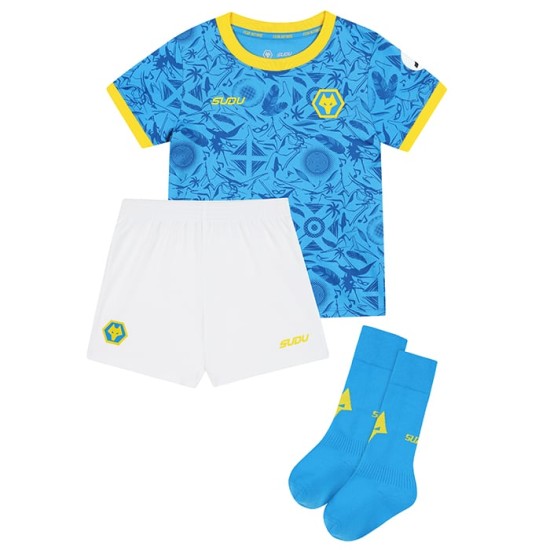 Bambini Wolverhampton Wanderers 2025/26 Terzo Completo Bambini Wolverhampton Wanderers 2025/26 Terzo Completo