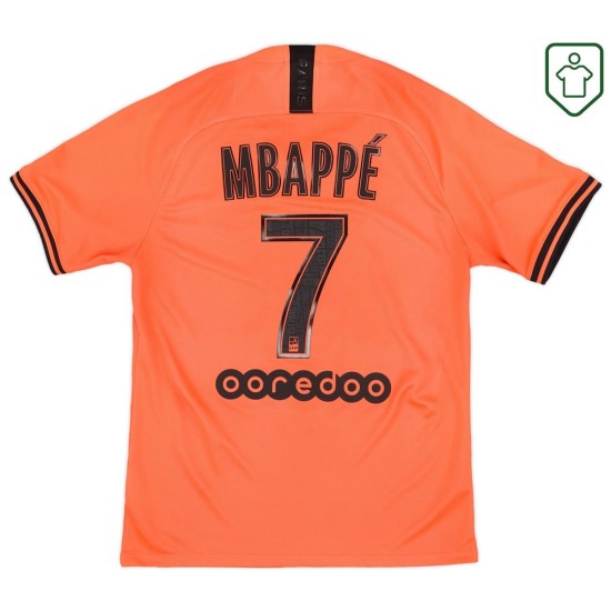 Uomo Maglia retro trasferta PSG 2019/20 Mbappe #7 Uomo Maglia retro trasferta PSG 2019/20 Mbappe #7