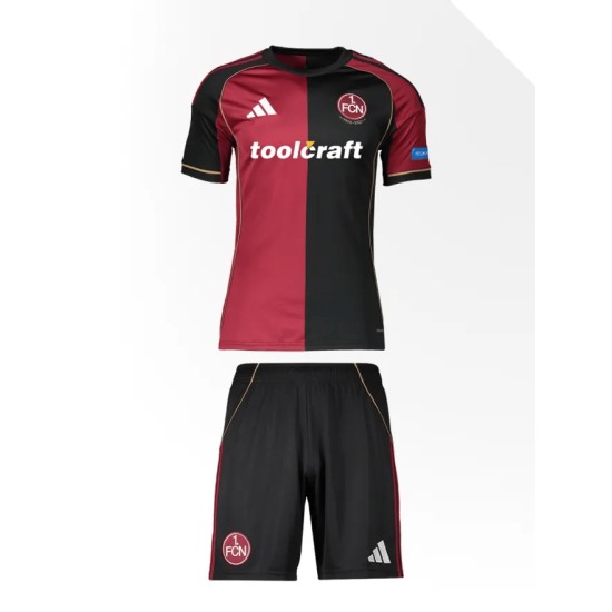 Kit Bambino 1. FC Norimberga 2025/26 Casa Kit Bambino 1. FC Norimberga 2025/26 Casa