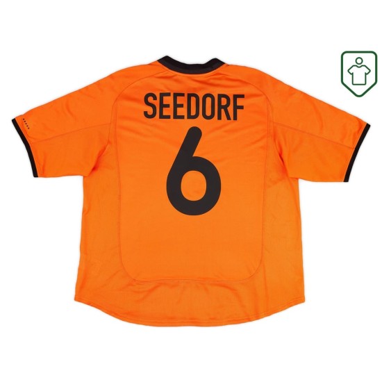 Maglia retrò Paesi Bassi 2000/02 casa da uomo Seedorf #6 Maglia retrò Paesi Bassi 2000/02 casa da uomo Seedorf #6