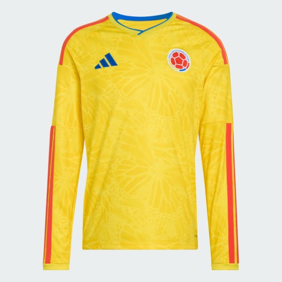 Maglia a maniche lunghe home Coppa del Mondo 2026 Colombia bambino Maglia a maniche lunghe home Coppa del Mondo 2026 Colombia bambino