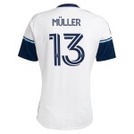 Maglia Casa Vancouver Whitecaps FC 2025 Donna - Müller #13 Maglia Casa Vancouver Whitecaps FC 2025 Donna - Müller #13