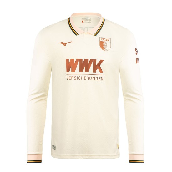 Bambino FC Augsburg 2025/26 Maglia Manica Lunga Speciale Crema Bambino FC Augsburg 2025/26 Maglia Manica Lunga Speciale Crema