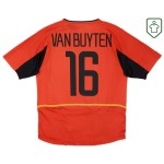 Maglia retrò Belgio 2002/04 casa da uomo Van Buyten #16