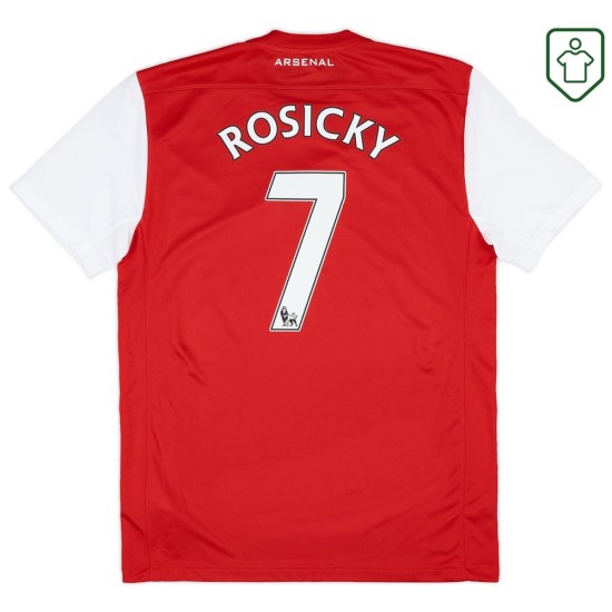 Maglia retrò casa uomo Arsenal 2011/12 Rosicky #7 Maglia retrò casa uomo Arsenal 2011/12 Rosicky #7