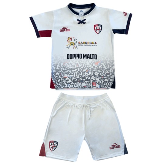 Kit Trasferta Cagliari Calcio Bambino 2025/26 Kit Trasferta Cagliari Calcio Bambino 2025/26