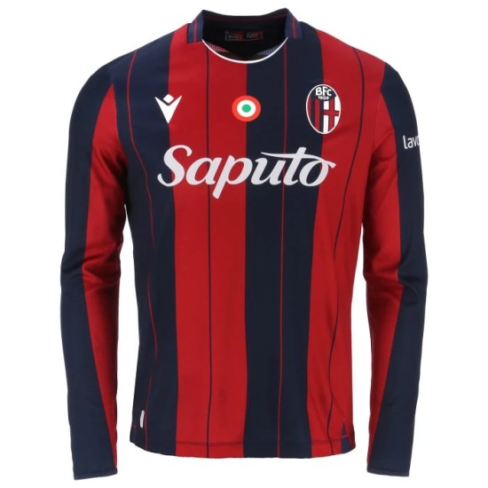 Bambino Bologna FC 2025/26 Maglia Home Manica Lunga Bambino Bologna FC 2025/26 Maglia Home Manica Lunga