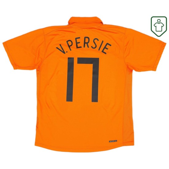 Maglia retrò Paesi Bassi 2006/08 casa da uomo V.Persie #17 Maglia retrò Paesi Bassi 2006/08 casa da uomo V.Persie #17