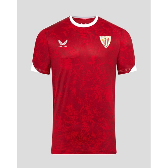 Maglia uomo Athletic Bilbao 2025/26 casa pre-partita Maglia uomo Athletic Bilbao 2025/26 casa pre-partita