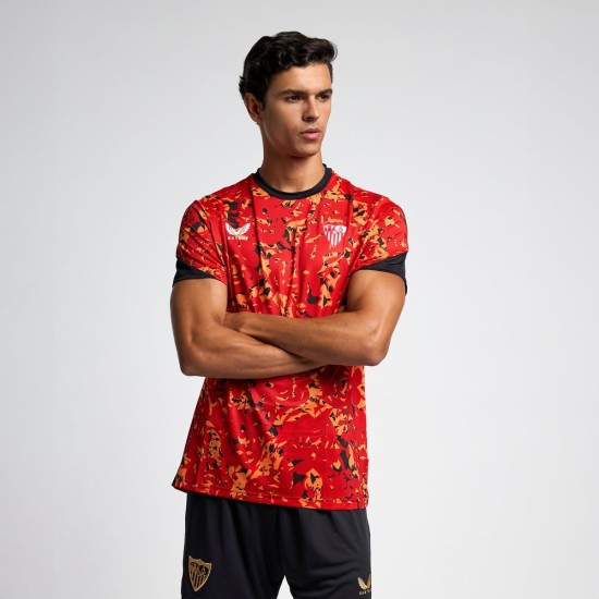Maglia pre-partita terza Sevilla FC 2024/25 - Rossa Maglia pre-partita terza Sevilla FC 2024/25 - Rossa