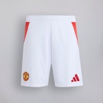 Pantaloncini Casa Manchester United Uomo 2024/25 - Bianco