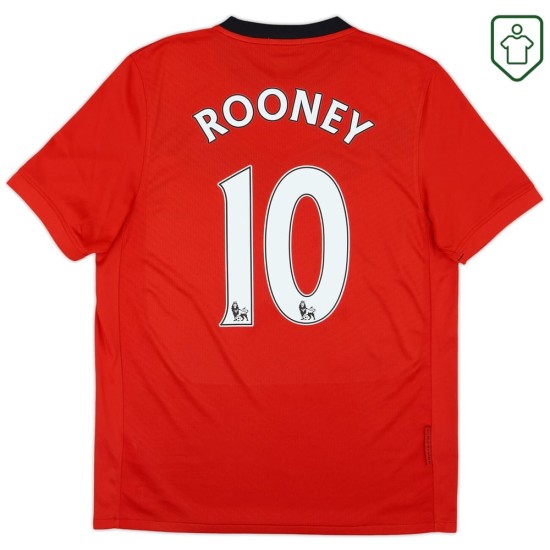 Maglia retrò casa uomo Manchester United 2009/10 Rooney #10 Maglia retrò casa uomo Manchester United 2009/10 Rooney #10