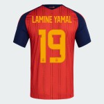 Maglia Ufficiale Casa Spagna 2026 Uomo LAMINE YAMAL #19 Maglia Ufficiale Casa Spagna 2026 Uomo LAMINE YAMAL #19