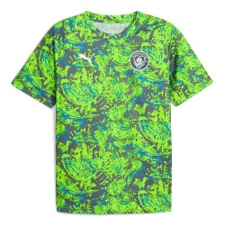 Uomo Manchester City 2025/26 Terza Maglia Pre Gara - Verde