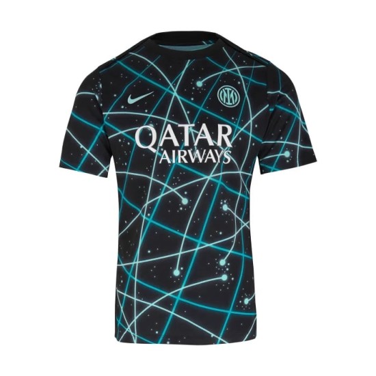 Maglia terza pre-partita verde Inter 2025/26 bambino