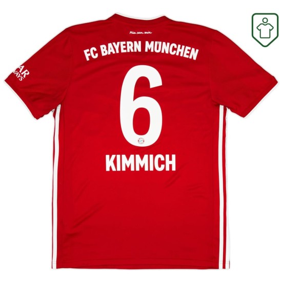 Maglia retrò Bayern Monaco 2020/21 Casa Uomo Kimmich #6 Maglia retrò Bayern Monaco 2020/21 Casa Uomo Kimmich #6