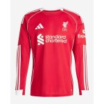 Maglia Casa Manica Lunga Liverpool Uomo 2025/26