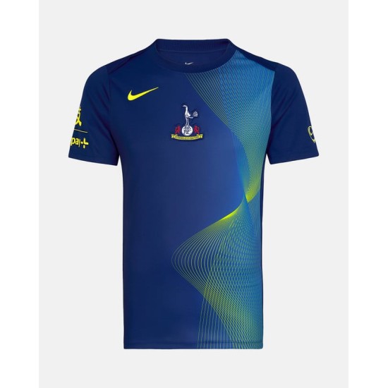 Bambino Tottenham Hotspur 2025/26 Terza Maglia da Riscaldamento Bambino Tottenham Hotspur 2025/26 Terza Maglia da Riscaldamento