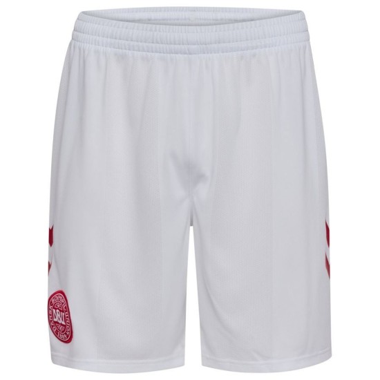 Pantaloncini Mondiale 2026 Casa Danimarca - Bianco Uomo Pantaloncini Mondiale 2026 Casa Danimarca - Bianco Uomo
