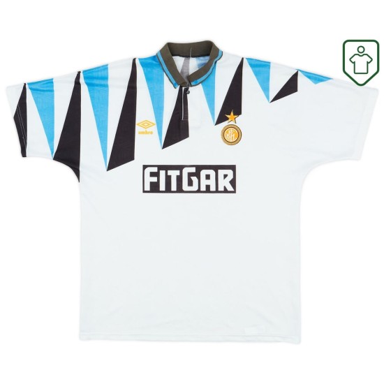 Maglia retrò Inter Milan 1991/92 Trasferta Uomo Maglia retrò Inter Milan 1991/92 Trasferta Uomo