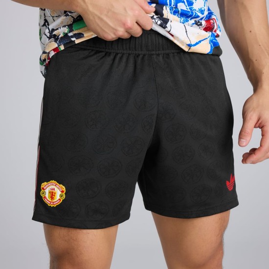 Pantaloncini Stone Roses Manchester United 2025/26 Bambino