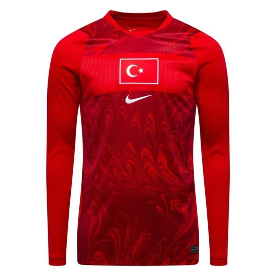 Maglia Maniche Lunghe Mondiali 2026 Casa Turchia Bambino Maglia Maniche Lunghe Mondiali 2026 Casa Turchia Bambino