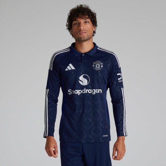 Maglia Maniche Lunghe Trasferta Manchester United Uomo 2024/25 Maglia Maniche Lunghe Trasferta Manchester United Uomo 2024/25