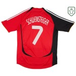 Maglia retrò Germania 2005/07 trasferta da uomo Schweinsteiger #7 Maglia retrò Germania 2005/07 trasferta da uomo Schweinsteiger #7