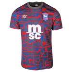 Maglia riscaldamento trasferta Ipswich Town 2025/26 uomo Maglia riscaldamento trasferta Ipswich Town 2025/26 uomo