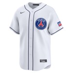 Maglia Uomo PSG x MLB 2025/26 Edizione Limitata - Bianco