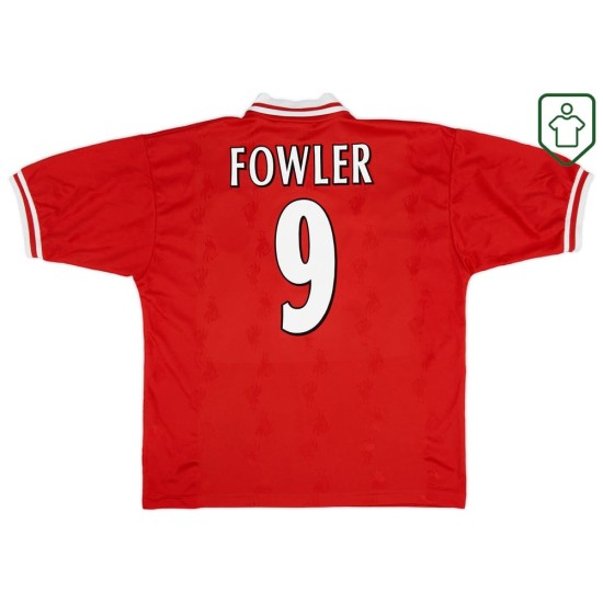 Maglia retrò casa uomo Liverpool 1996/98 Fowler #9 Maglia retrò casa uomo Liverpool 1996/98 Fowler #9