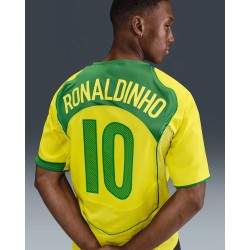 Maglia Uomo Brasile 2004 T90 Remake - Ronaldinho n°10