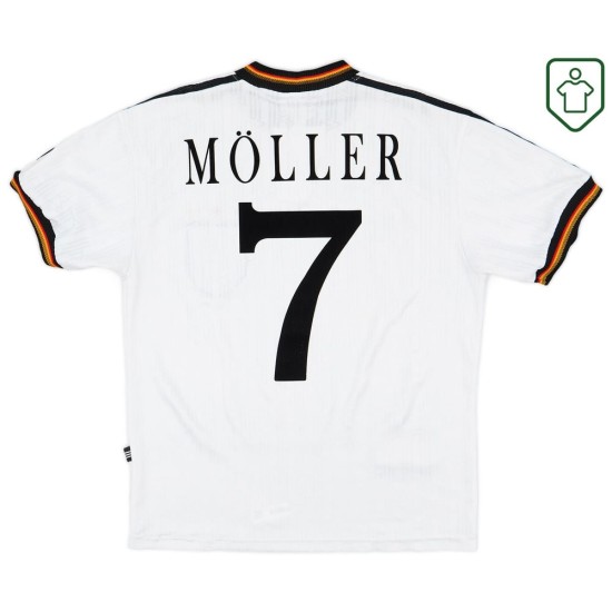Maglia retrò Germania 1996/98 casa da uomo Möller #7 Maglia retrò Germania 1996/98 casa da uomo Möller #7