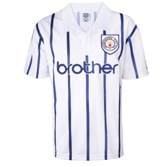 Maglia Retrò Trasferta Manchester City Uomo 1993 Maglia Retrò Trasferta Manchester City Uomo 1993