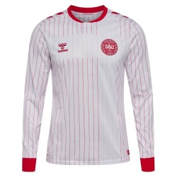Maglia Manica Lunga Mondiali 2026 Trasferta Danimarca Uomo