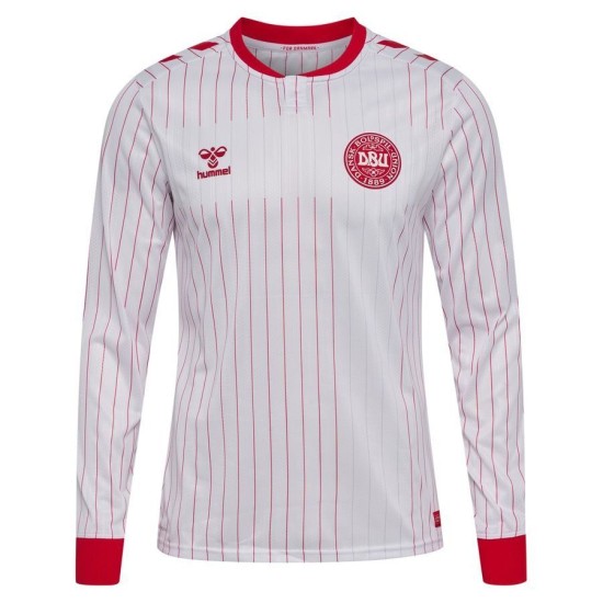 Maglia Manica Lunga Mondiali 2026 Trasferta Danimarca Uomo Maglia Manica Lunga Mondiali 2026 Trasferta Danimarca Uomo
