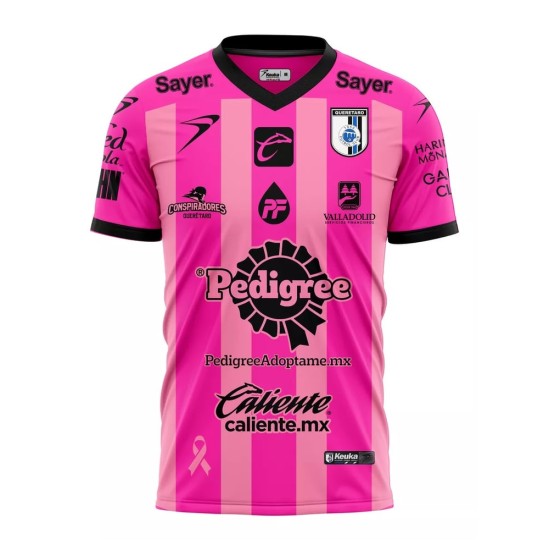 Maglia Terza Ottobre Rosa Bambino Querétaro FC 2024/25 Maglia Terza Ottobre Rosa Bambino Querétaro FC 2024/25