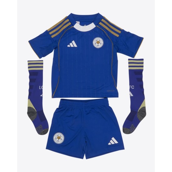 Kit Casa Leicester City 2025/26 Bambino Kit Casa Leicester City 2025/26 Bambino