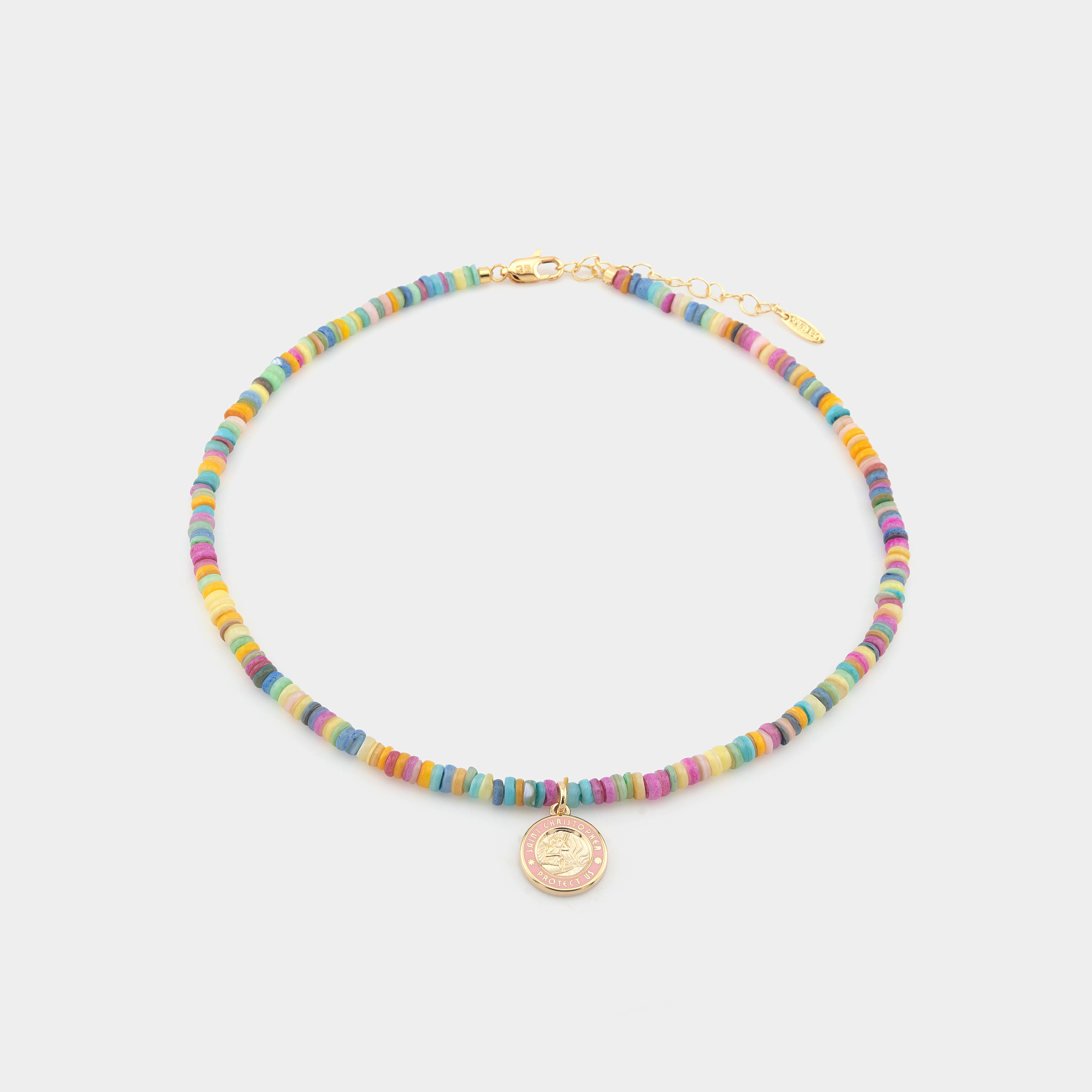Choker con perline Pastel Sunsets - Oro