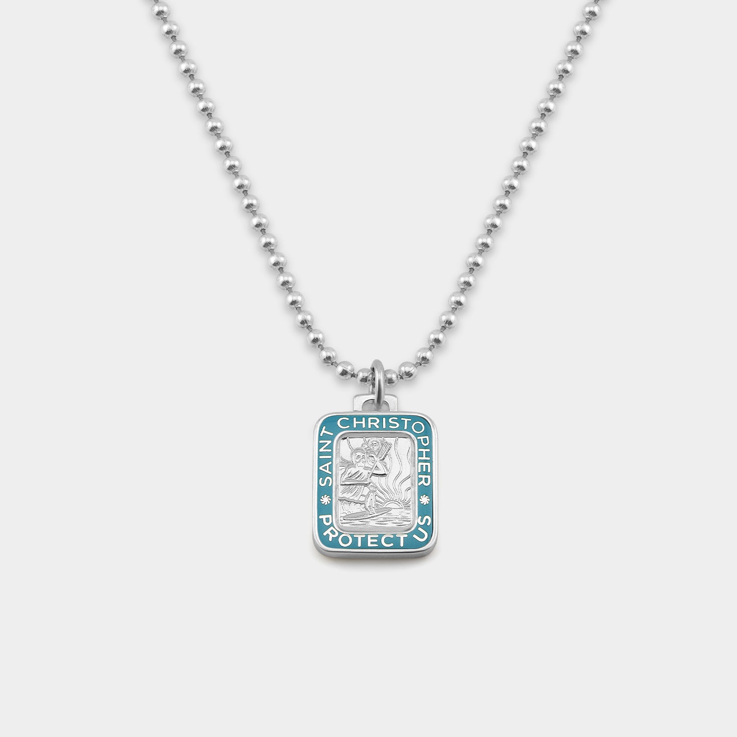 Rettangolo - Argento / Azzurro